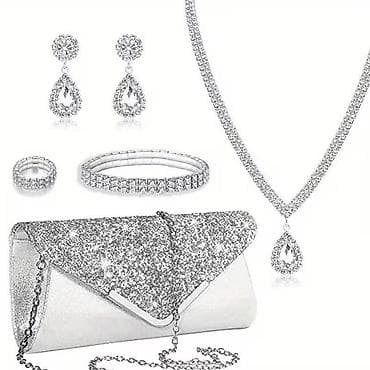 Beauty & Care: Elegantni set za svečane prilike – komplet nakita sa večernjom — 3