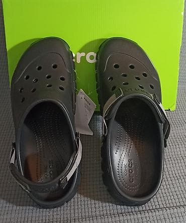 opposite kucne papuce: Crocs All-Terrain klompe -sandale – crne,nove, original broj45/46-M11 — 5