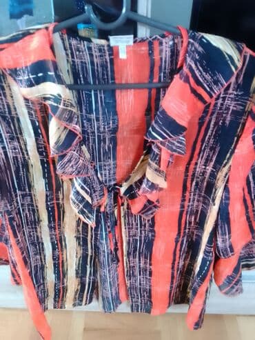 svecane pantalone i tunike: 7XL, Prugasti, bоја - Šareno — 1