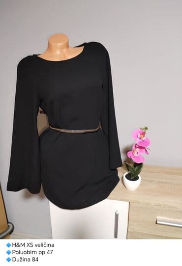 mona kais: H&M XS, color - Black, Long sleeves — 1