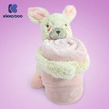 termofor za odrasle sa navlakom: KIKKA BOO – KikkaBoo Baby ćebence sa plišanom igračkom 70x100 “Rabbits — 3