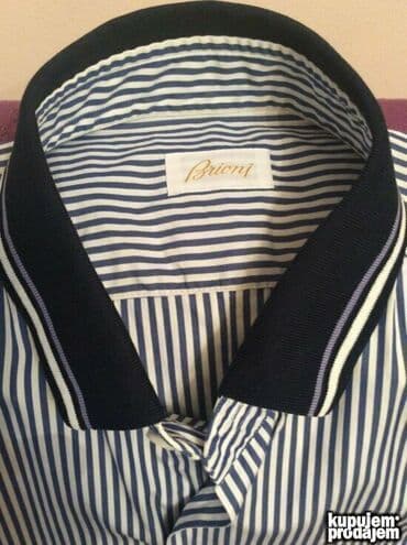 bordo košulja: Originalni Brioni kosulja XL 100% cotton PRAKTICNO NOVA. Jedan od — 1