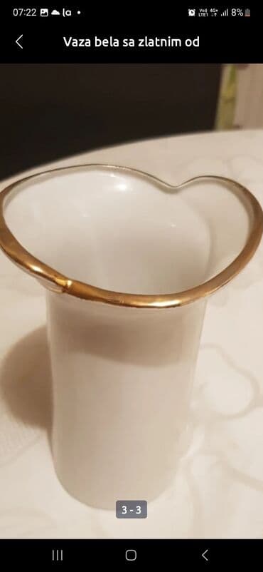 decije igracke za dvoriste: Vase, color - White, Used — 3