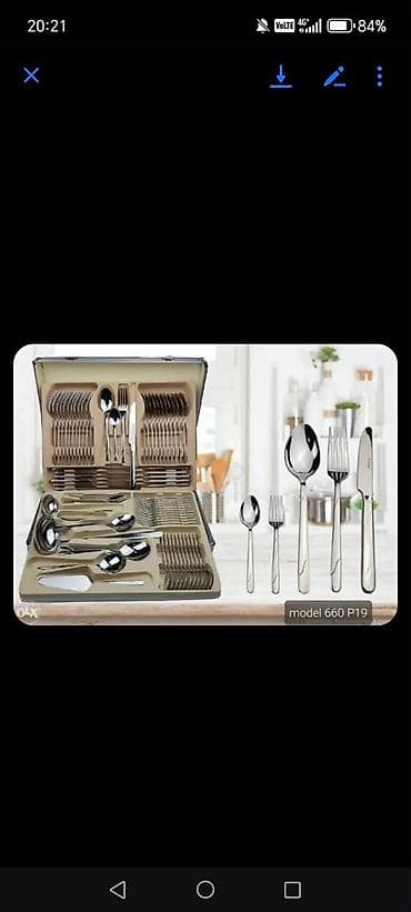 Kitchenware: Escajg u setu za ručavanje za 12 osoba P19 72PCS u koferu - — 4