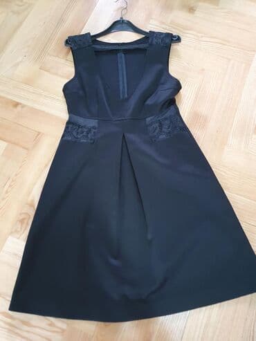 haljine secene ispod grudi: M (EU 38), color - Black, Evening, With the straps — 1