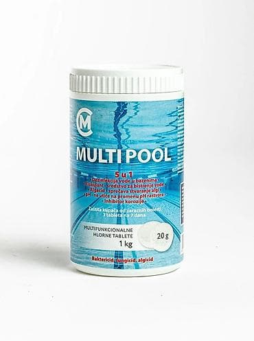 Multi Pool 5u1 Tablete 20g 1kg MULTI POOL TABLETE su