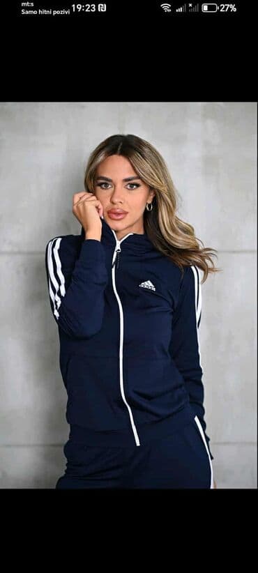 Women's Clothing: Ženski komplet trenerke – gornji deo s rajsferšlusom i kapuljačom + — 10