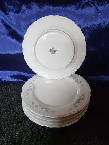 swarovski kristali cena: Tanjiri 1949-1954g.Seltnann Weiden Nemacka. Desertni bez — 10