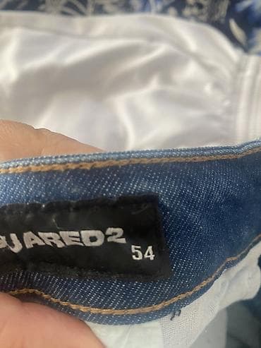 karirane pantalone za muskarce: Muške teksas bermude DSQUARED2 “ICON” - Model: klasične bermude od — 5
