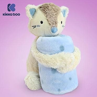 goku igračka: KikkaBoo Baby ćebence sa plišanom igračkom 70x100 Little Fox - Set — 3