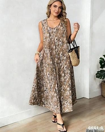 Beauty & Care: Letnja maxi haljina bez rukava – Emi Moda (model 6661-6), Made in — 1