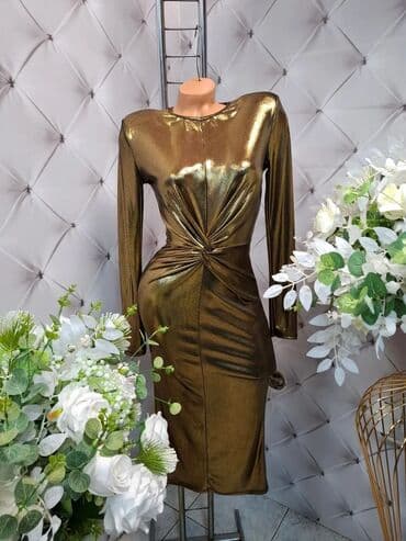 7Arrows M, bоја - Zlatna, Koktel, klub, Dugih rukava