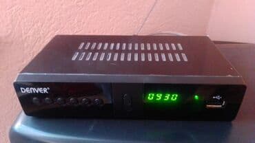 gigatron putna pegla: Set Too Box"Denver" Model:DTB-133 SetTop Box DVB-T2 sa RF modulatorom — 1