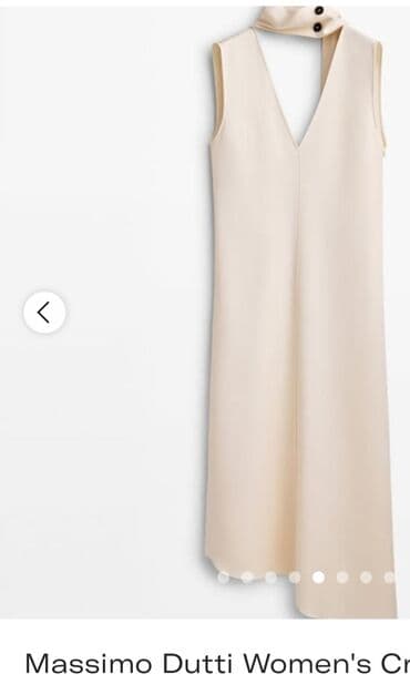 haljine sa kaisem: Massimo Dutti S (EU 36), M (EU 38), color - Beige, Cocktail, With the straps — 13