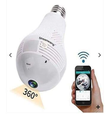 spoljne wifi kamere za video nadzor: Kamera Sijalica Led Bežična WiFi 360 Stepeni Akcijska CENA do kraja — 1
