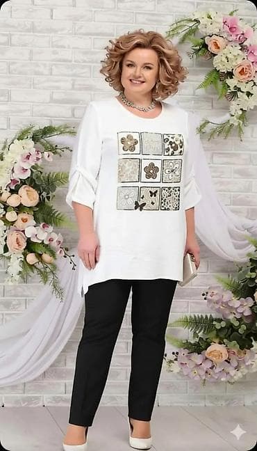 dzemperi tunike: One size, Pamuk, Cvetni, bоја - Šareno — 4