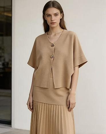 Venčanice i aksesoari: ✨Damski dvodelni komplet – lepršavi kardigan i plisirana suknja ✅2900 — 4