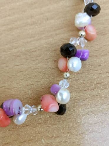 Kaiševi: Ogrlica - Tuti Fruti Ogrlica - Tuti Fruti, od BISERA, SEDEFA, KORALA — 4