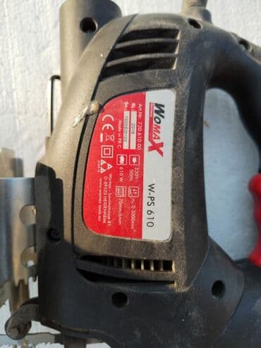 Testere za metal: Ubodna testera Womax

Potpuno ispravna!  
Womax W-PS 610
230V  610W