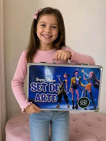 teksas jakne za decu: SUPER MEGA SET DE ARTE – K‑POP Huntrix izdanje (145 delova) Probudite — 1