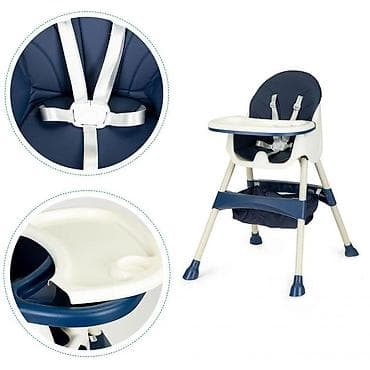 decije stolice plasticne: STOLICA ZA HRANJENJE 2U1 ECOTOYS BLUE – HC-823 BLUE-250 - — 4