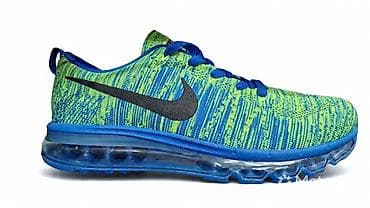 muska cipela: Nike patike za trčanje – Flyknit gornjište u kombinaciji plave i jarko — 1