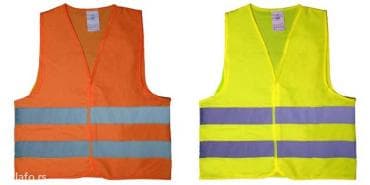 Nov fluroscentni prsluk sa reflektorima - reflektujucih trakama