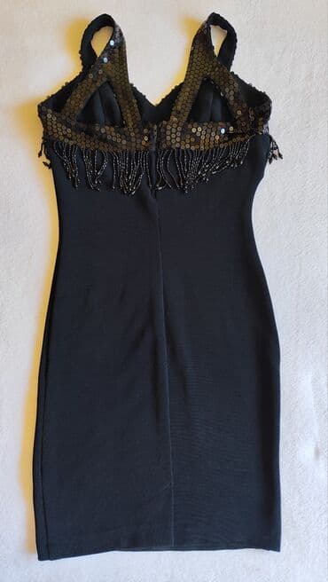 By Swan S (EU 36), bоја - Crna, Večernji, maturski, Na bretele — 4