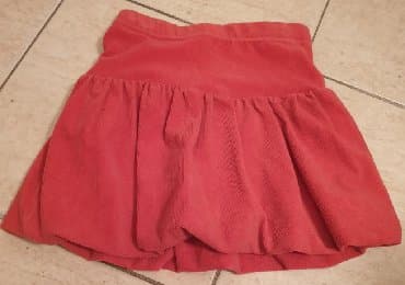 patike za fudbal sa čarapicom: Plisana balon zimska ali i prolecna i jesenja suknja crvena - roze — 3