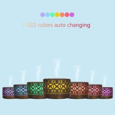 masažeri za leđa: Cena 3000 dinara Aroma difuzor sa 7 led svetla Difuzer esencijalnog — 7