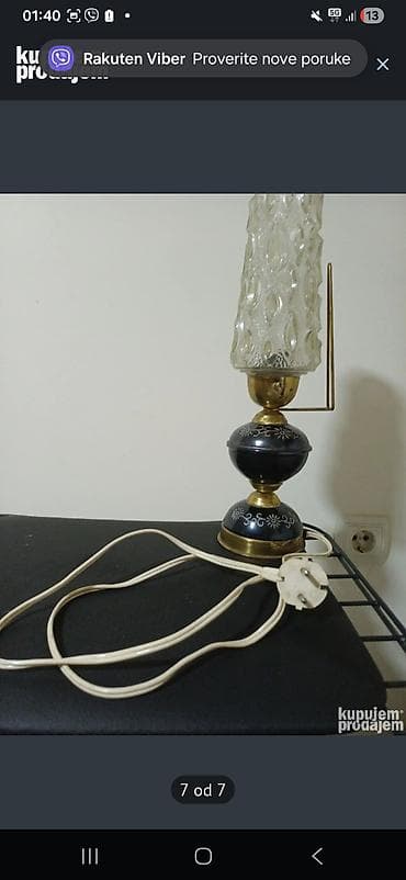 providna stolica: Stona lampa “Sarajevo – Umjetnički zanat” (Made in Yugoslavia) - — 6