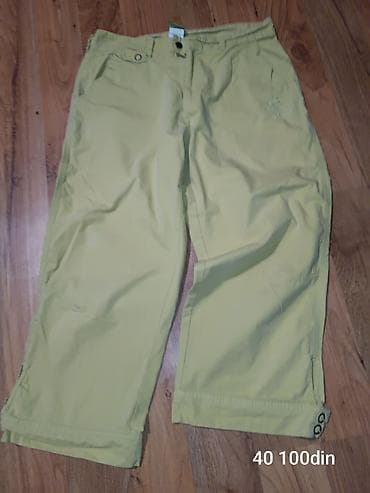 crno beli tech fleece: Ženske pantalone – više modela i veličina 1) Elegantne bele pantalone — 2