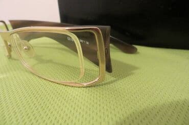 kozne mokasine sa debelim djonom: Prescription glasses, color - Gold — 11