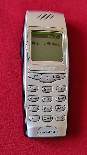 Video igre i konzole: Retro mobilni telefoni – set 1) Sony CMD-J70 - Monohromatski LCD — 3