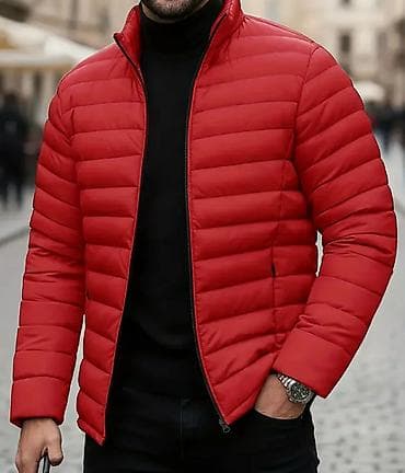 Headgear: Muška lagana prošivena jakna sa rajsferšlusom - Model: kratka, puffer — 1