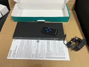 industrijske pegle na paru: *** AKCIJA *** #2608 SpeaKa Professional KVM svič 4 porta HDMI USB — 4