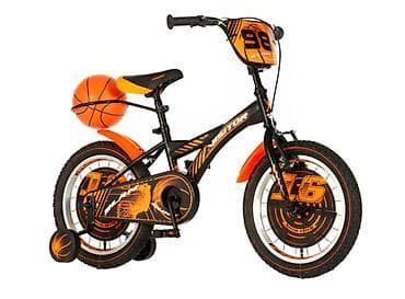 Bicikl kids Visitor Basket 16" – crno/narandžasti, polu mat Opis: -