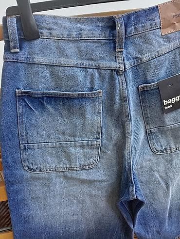 kacketi na veliko: NOVE džins bermude (baggy jorts) New Yorker, vel M, 100 %pamuk, imaju — 8