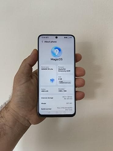 dual sim telefoni: Honor 90 lite sivi dual sim sim free, sa 8/256 gb memorije. Na lajsni — 4