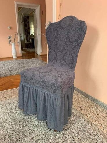 elasticne presvlake za stolice cena: Univerzalne rastegljive navlake za stolice
6 komada- cena 3300 din — 2