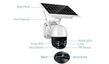 camera wifi ip66: 12000din Solarna PTZ Kamera - 3 miliona piksela Idealna - nema — 6