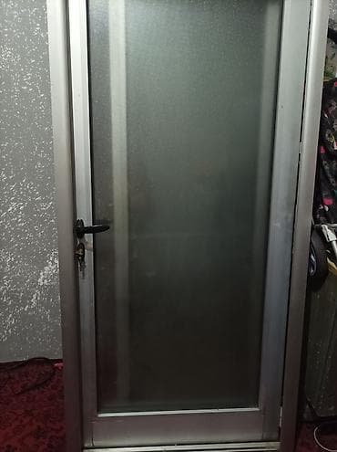 staklene flase za mleko: Aluminijumska staklena vrata sa mat staklom - Materijal — 1