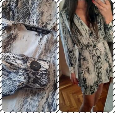 Zara S, color - Grey, Cocktail, Long sleeves at lalafo.rs Zara S, color - Grey, Cocktail, Long sleeves