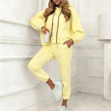 Donji veš: Ženski komplet trenerke sa kapuljačom – duks + donji deo - Kroj — 7