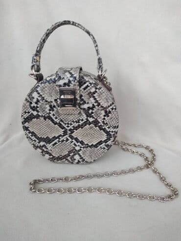 lidl lanene pantalone: Shoulder bag, Zara, Material: Faux leather — 2