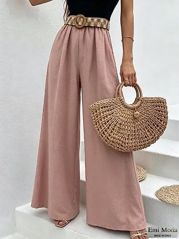 din 2950: Ženske široke pantalone sa visokim strukom
I kais
1800 din 
S M L — 4
