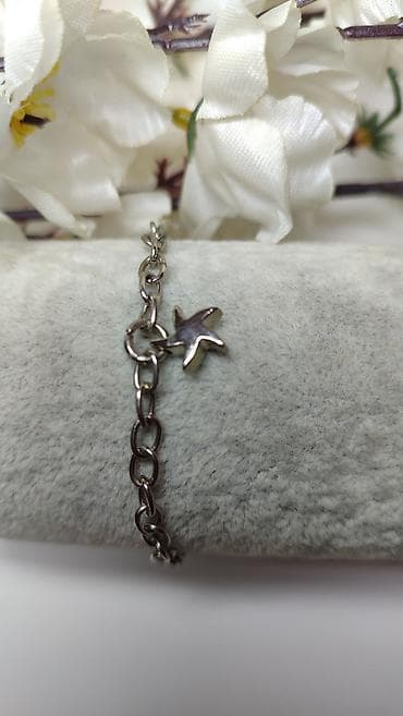 Novčanici: Narukvica sa priveskom morske zvezde - Materijal: metal u srebrnoj — 2
