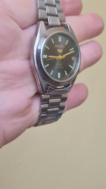 yettel smart satovi: Seiko 5 Crystal – vodootporni ručni sat - Brend/model: Seiko 5 — 4