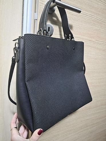 unikat torbe za 600: Elegantna ženska torba – crna, Profashion - Materijal: veštačka koža — 4