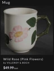 cena komarnika po kvadratu: Solje vintaz Villeroy - Boch Nemacka,Wild Rose. Solje vintaz,nemacke — 4